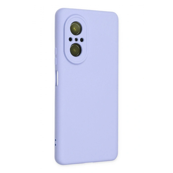 Mey İthalat®  Huawei Nova 9 SE Kılıf Nano içi Kadife Silikon - Lila