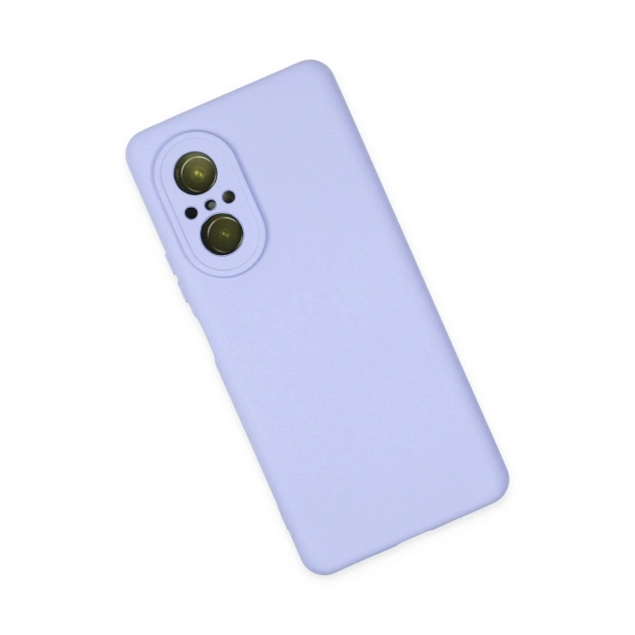 Mey İthalat®  Huawei Nova 9 SE Kılıf Nano içi Kadife Silikon - Lila