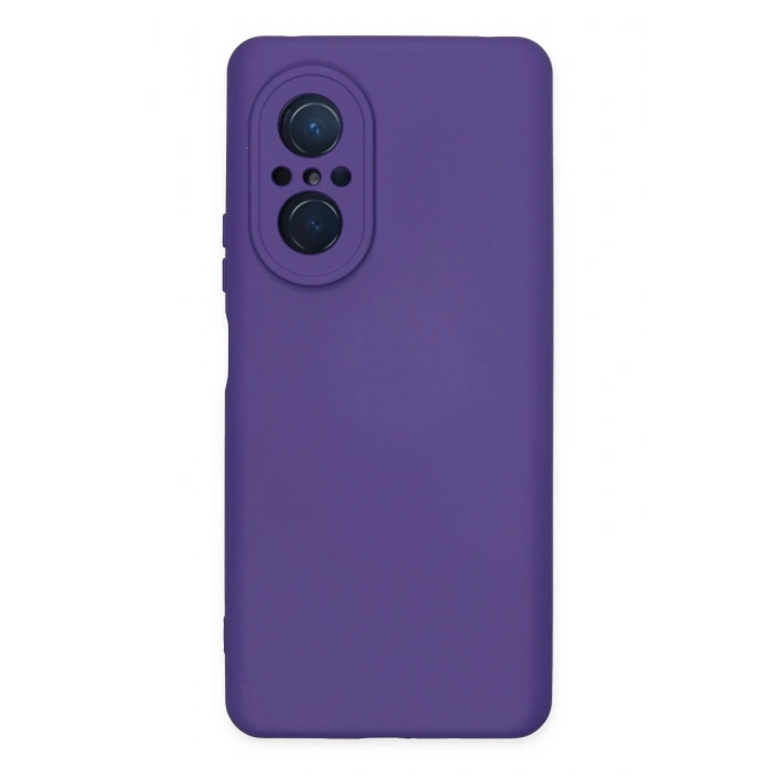 Mey İthalat®  Huawei Nova 9 SE Kılıf Nano içi Kadife Silikon - Mor