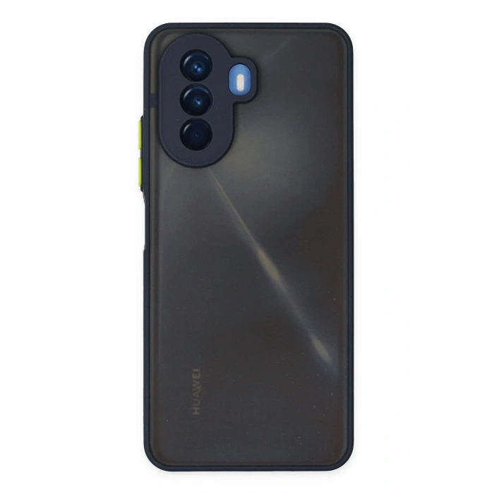 Mey İthalat®  Huawei Nova Y70 Kılıf Montreal Silikon Kapak - Lacivert