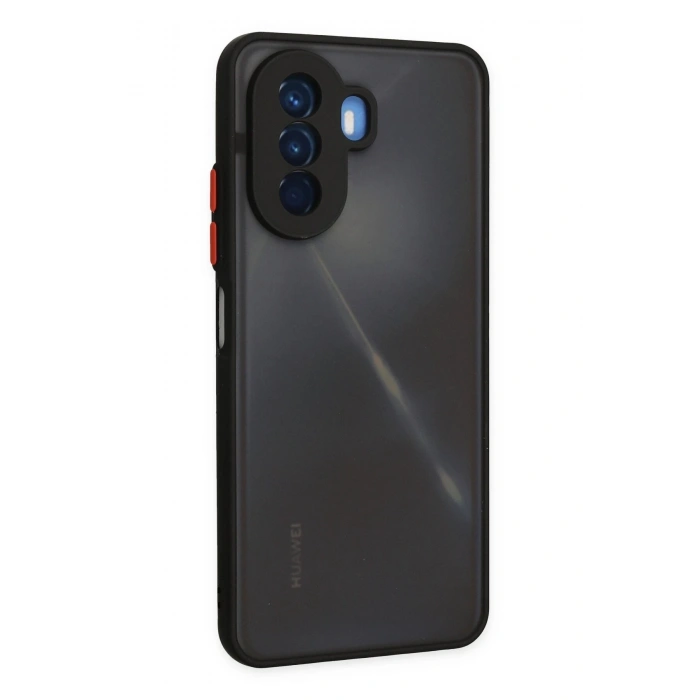 Mey İthalat®  Huawei Nova Y70 Kılıf Montreal Silikon Kapak - Siyah