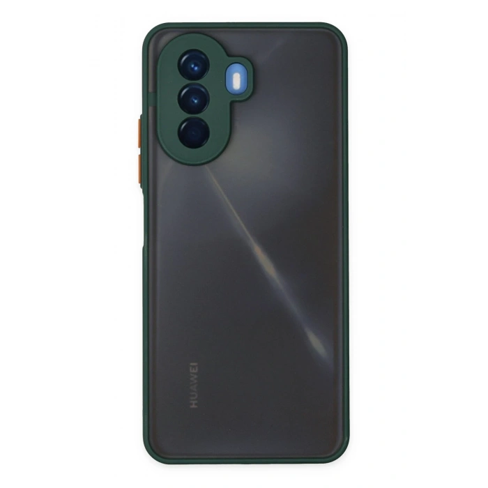 Mey İthalat®  Huawei Nova Y70 Kılıf Montreal Silikon Kapak - Yeşil