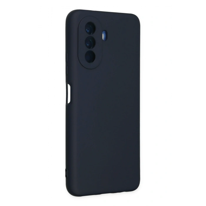 Mey İthalat®  Huawei Nova Y70 Kılıf Nano içi Kadife Silikon - Lacivert