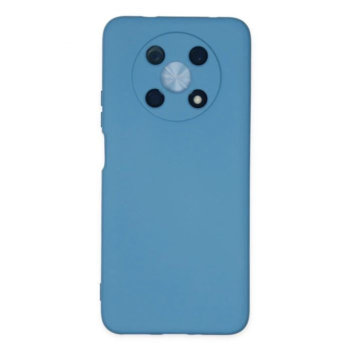 Mey İthalat®  Huawei Nova Y90 Kılıf Nano içi Kadife Silikon - Mavi