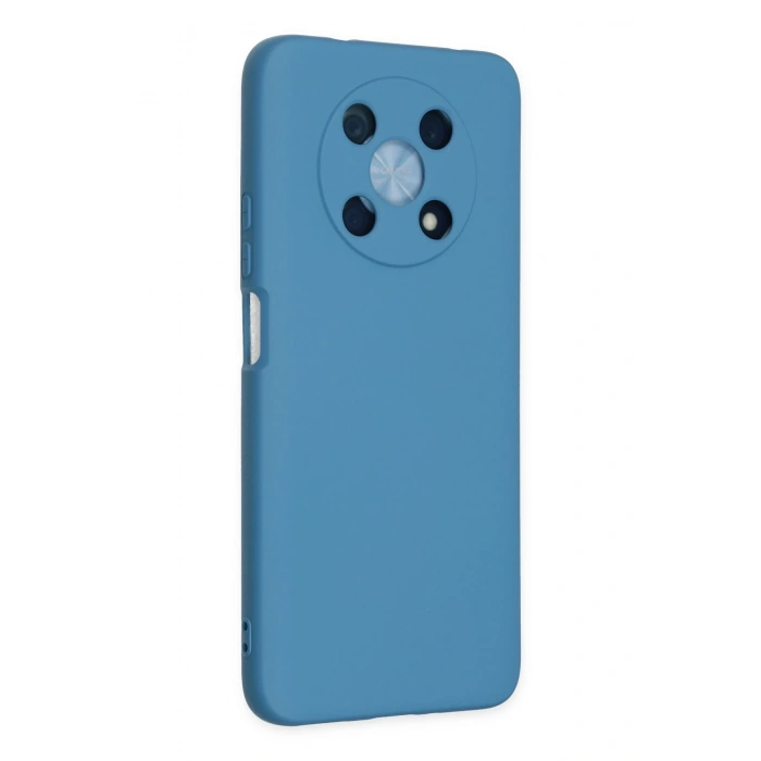Mey İthalat®  Huawei Nova Y90 Kılıf Nano içi Kadife Silikon - Mavi