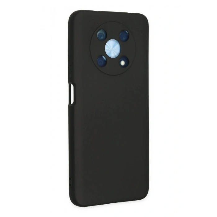 Mey İthalat®  Huawei Nova Y90 Kılıf Nano içi Kadife Silikon - Siyah