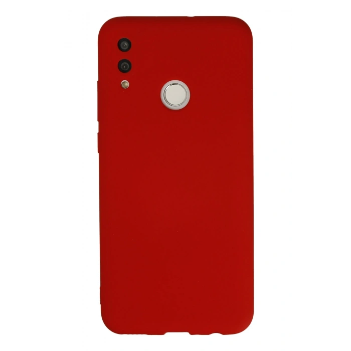 Mey İthalat®  Huawei P Smart 2019 Kılıf Nano içi Kadife Silikon - Kırmızı