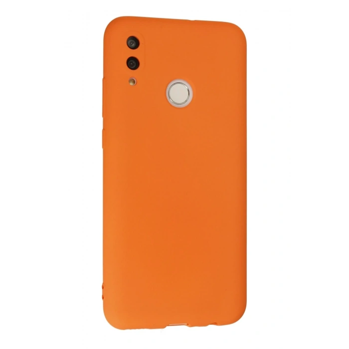 Mey İthalat®  Huawei P Smart 2019 Kılıf Nano içi Kadife Silikon - Turuncu