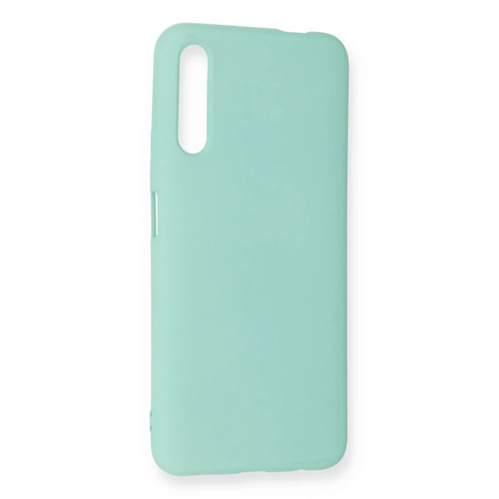 Mey İthalat®  Huawei P Smart Pro / Y9S Kılıf Nano içi Kadife Silikon - Turkuaz
