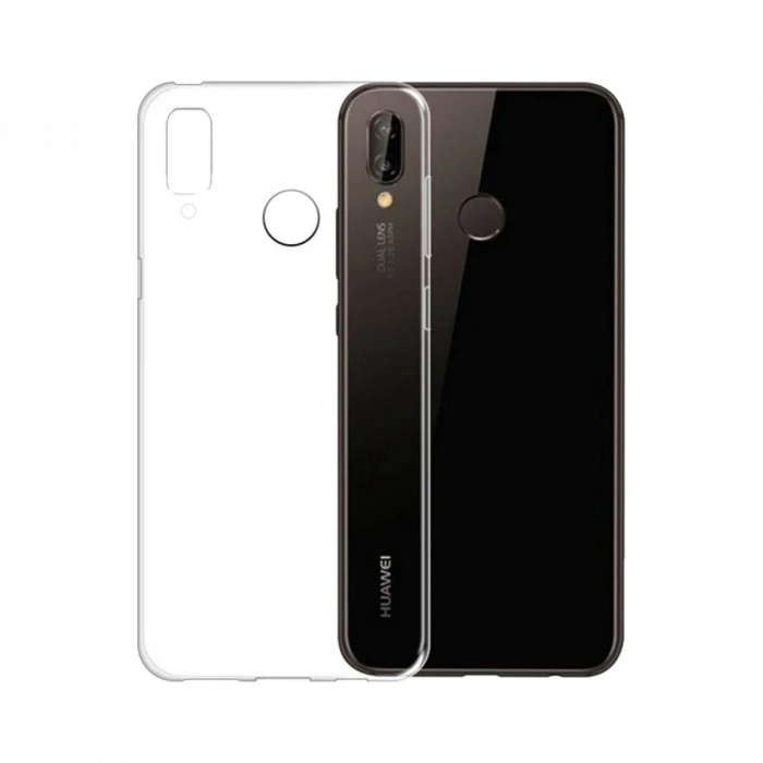 Mey İthalat®  Huawei P20 Lite Kılıf Lüx Şeffaf Silikon