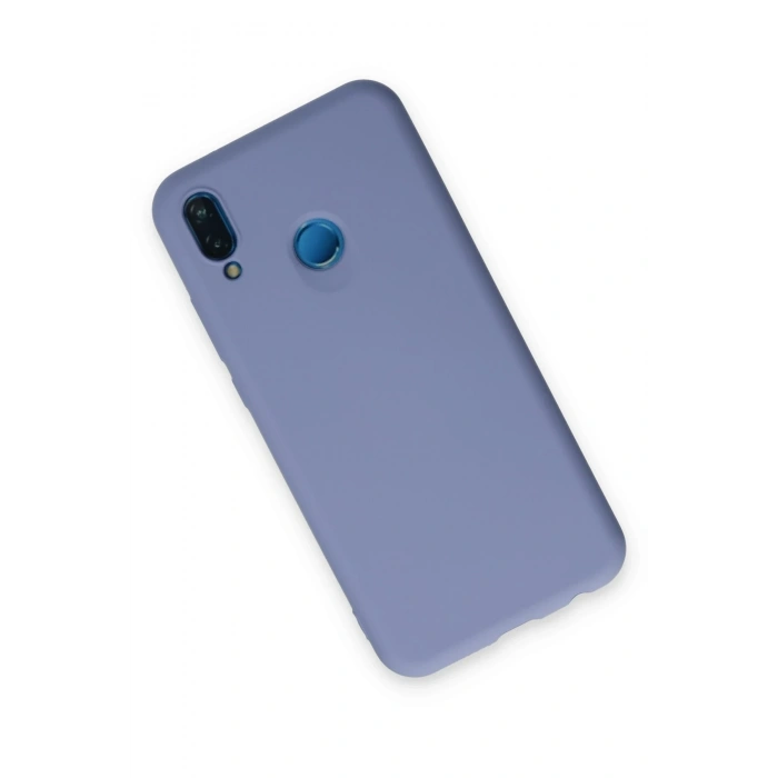 Mey İthalat®  Huawei P20 Lite Kılıf Nano içi Kadife Silikon - Lila