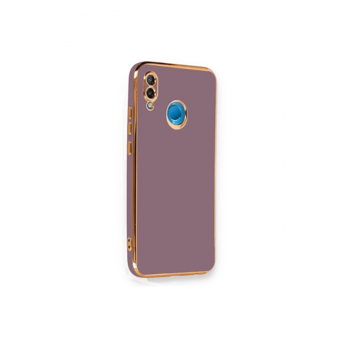 Mey İthalat®  Huawei P20 Lite Kılıf Volet Silikon - Mor