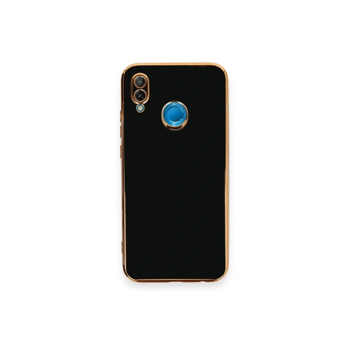 Mey İthalat®  Huawei P20 Lite Kılıf Volet Silikon - Siyah