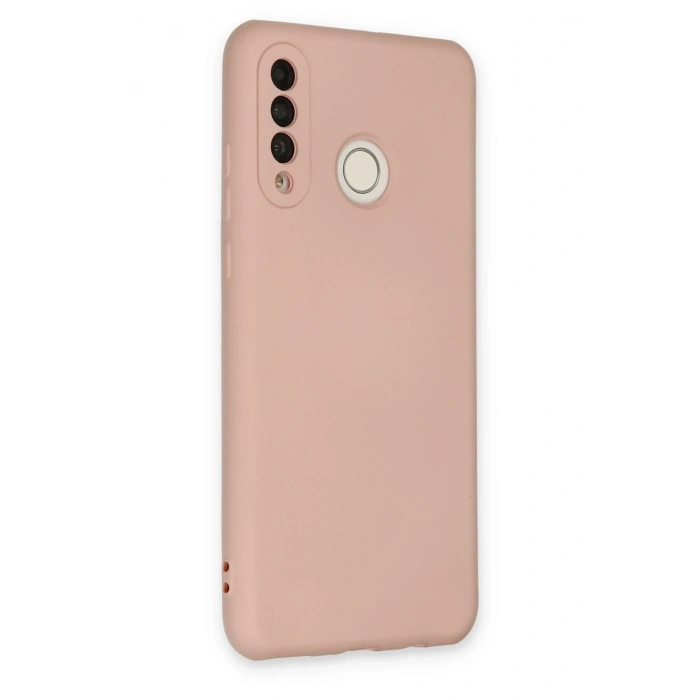 Mey İthalat®  Huawei P30 Lite Kılıf Nano içi Kadife Silikon - Pudra