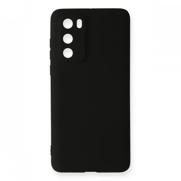 Mey İthalat®  Huawei P40 Kılıf First Silikon - Siyah