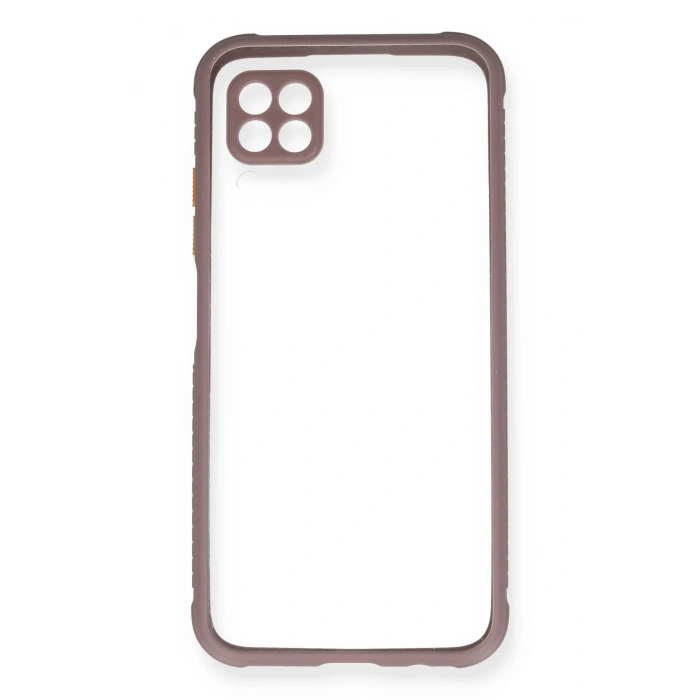 Mey İthalat®  Huawei P40 Lite Kılıf Miami Şeffaf Silikon - Açık Mor