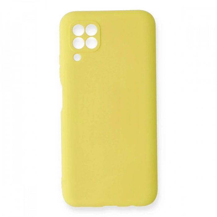 Mey İthalat®  Huawei P40 Lite Kılıf Nano içi Kadife Silikon - Sarı