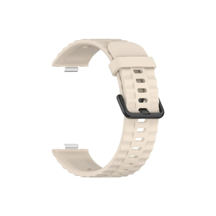 Mey İthalat®  Huawei Watch Fit 3 Klasik Kordon - Bej