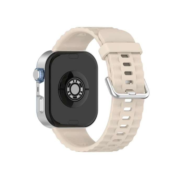 Mey İthalat®  Huawei Watch Fit 3 Klasik Kordon - Krem