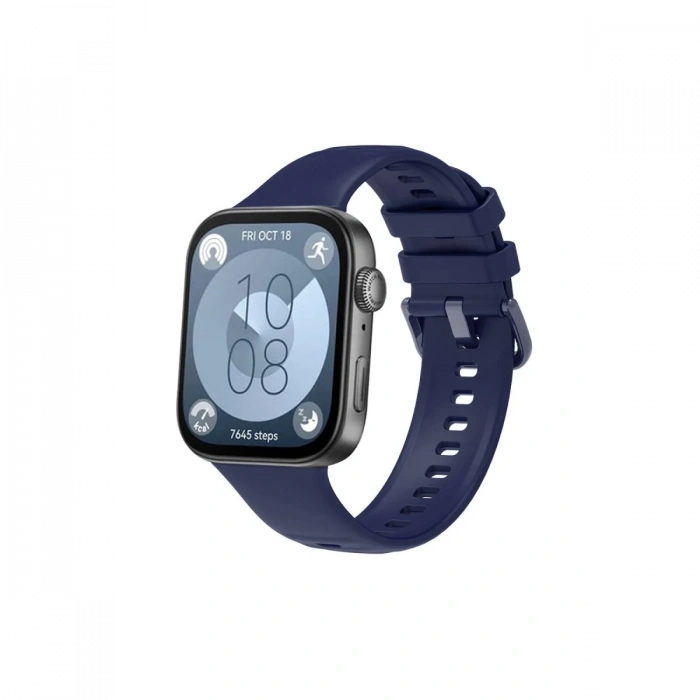 Mey İthalat®  Huawei Watch Fit 3 Klasik Kordon - Lacivert