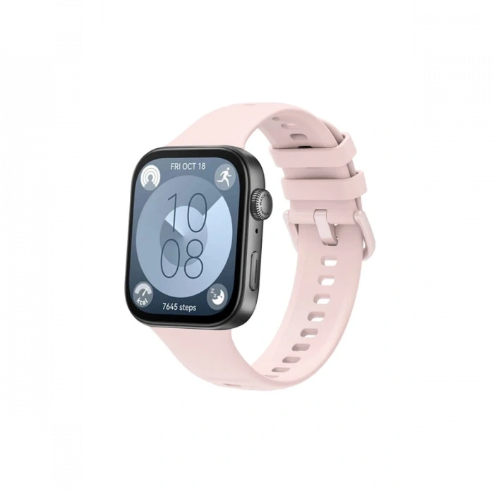 Mey İthalat®  Huawei Watch Fit 3 Klasik Kordon - Pudra