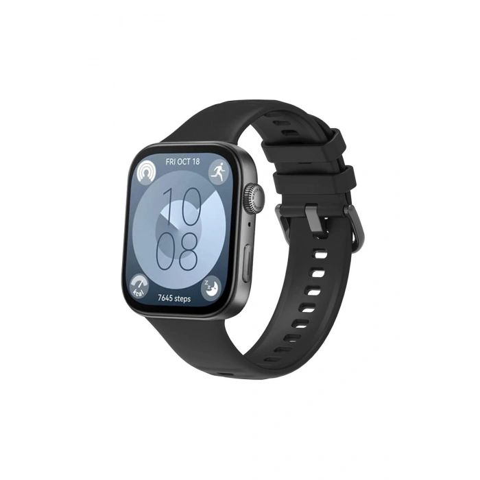 Mey İthalat®  Huawei Watch Fit 3 Klasik Kordon - Siyah