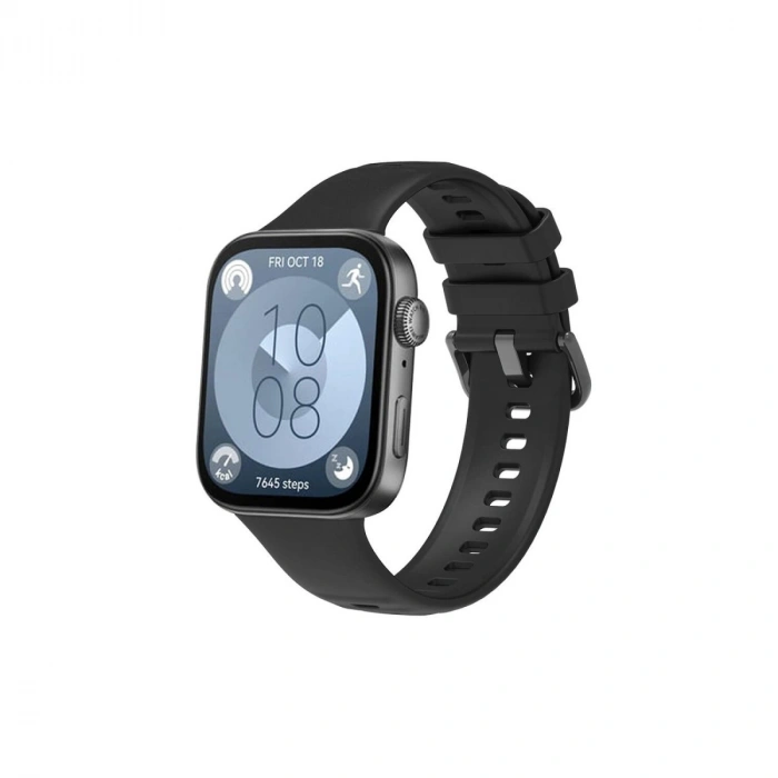 Mey İthalat®  Huawei Watch Fit 3 Klasik Kordon - Siyah