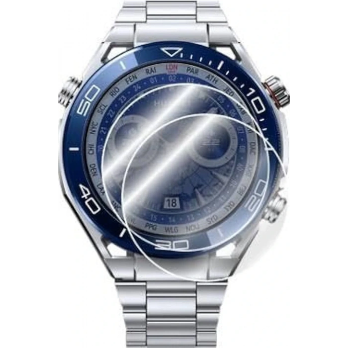 Mey İthalat®  Huawei Watch Ultimate Polymer Nano Ekran Koruyucu - Şeffaf