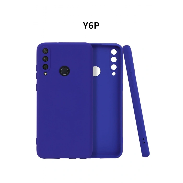 Mey İthalat®  Huawei Y6P Kılıf First Silikon - Lacivert