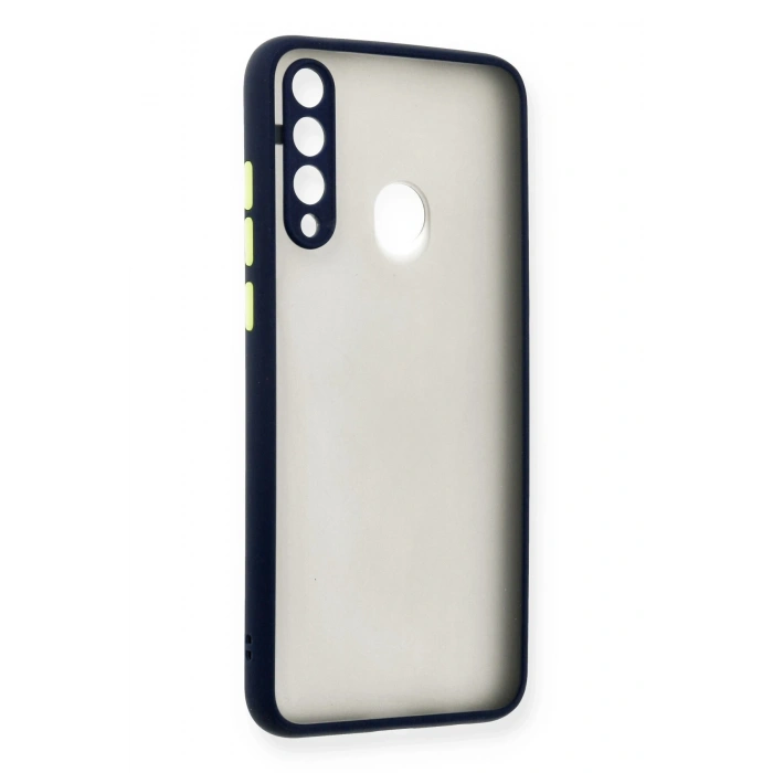 Mey İthalat®  Huawei Y6P Kılıf Montreal Silikon Kapak - Lacivert