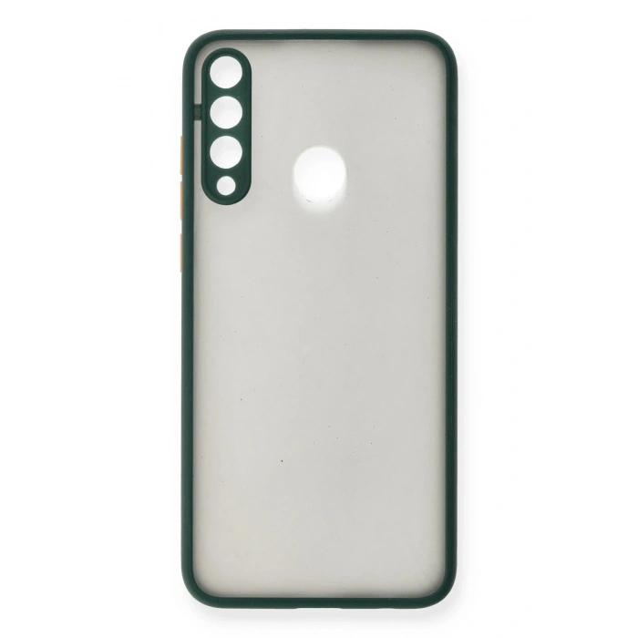 Mey İthalat®  Huawei Y6P Kılıf Montreal Silikon Kapak - Yeşil