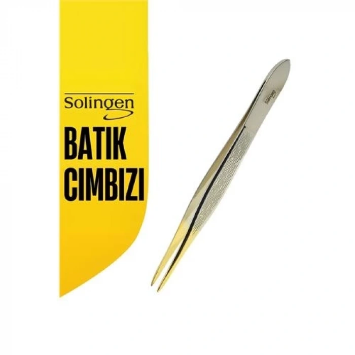 Mey İthalat® İnce Uçlu Batık Cımbızı - Şık ve Hassas Kaş Şekillendirme Solingen Professional