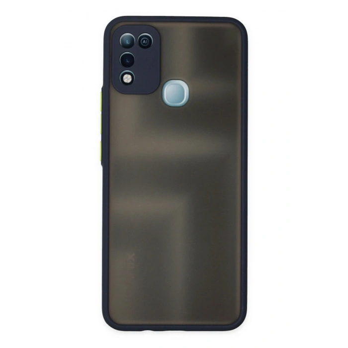 Mey İthalat®  İnfinix Hot 10 Play Kılıf Montreal Silikon Kapak - Lacivert