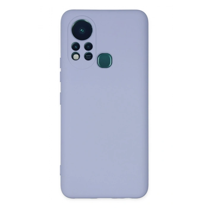 Mey İthalat®  İnfinix Hot 11s Kılıf Nano içi Kadife Silikon - Lila