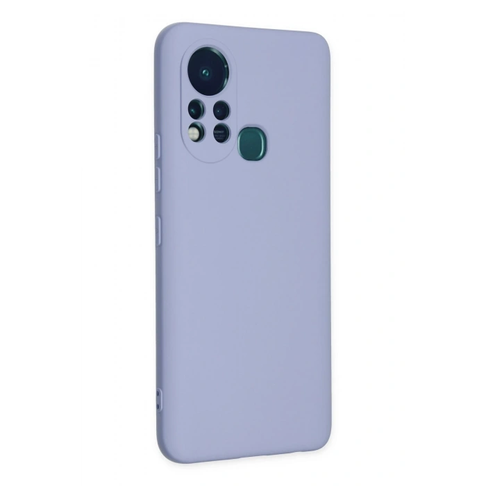 Mey İthalat®  İnfinix Hot 11s Kılıf Nano içi Kadife Silikon - Lila