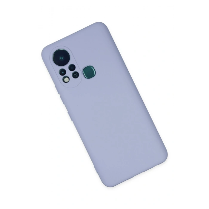 Mey İthalat®  İnfinix Hot 11s Kılıf Nano içi Kadife Silikon - Lila