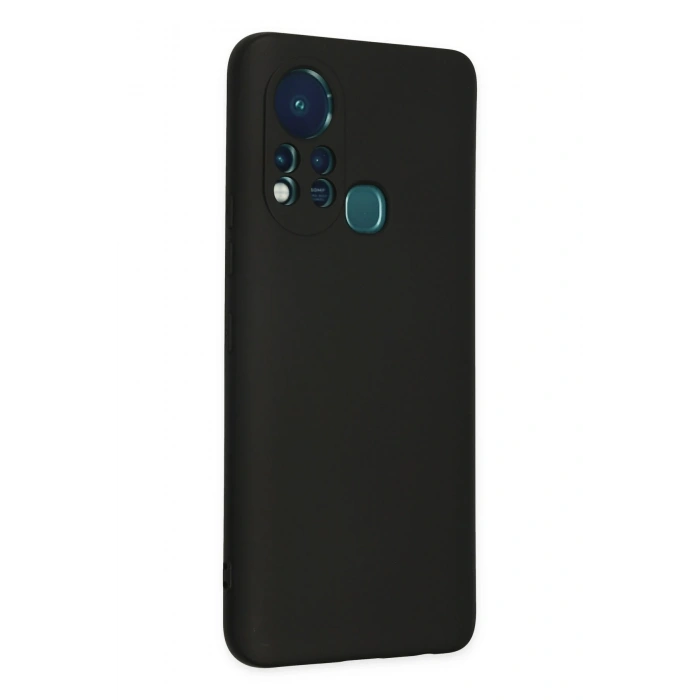 Mey İthalat®  İnfinix Hot 11s Kılıf Nano içi Kadife Silikon - Siyah
