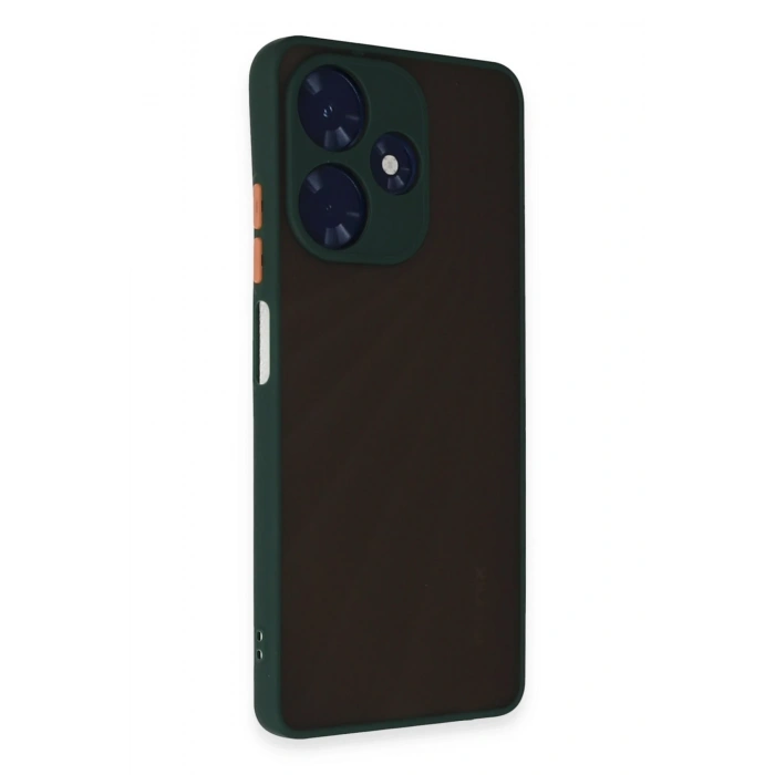 Mey İthalat®  İnfinix Hot 30 4G Kılıf Montreal Silikon Kapak - Yeşil