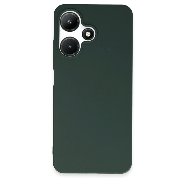 Mey İthalat®  İnfinix Hot 30i Kılıf First Silikon - Koyu Yeşil