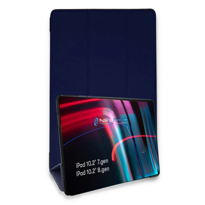 Mey İthalat®   iPad 10.2 (7.nesil) Kılıf Tablet Smart Kılıf - Lacivert