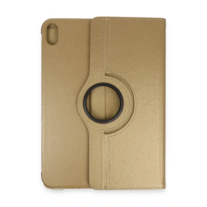 Mey İthalat®   iPad 2022 10.9 (10.nesil) Kılıf 360 Tablet Deri Kılıf - Gold