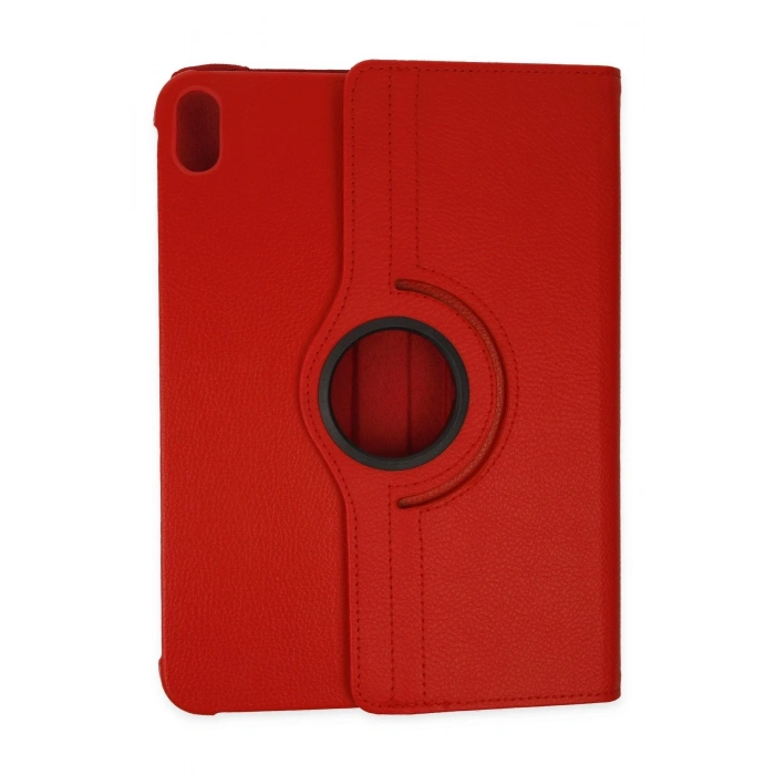 Mey İthalat®   iPad 2022 10.9 (10.nesil) Kılıf 360 Tablet Deri Kılıf - Kırmızı
