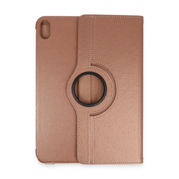 Mey İthalat®   iPad 2022 10.9 (10.nesil) Kılıf 360 Tablet Deri Kılıf - Rose Gold