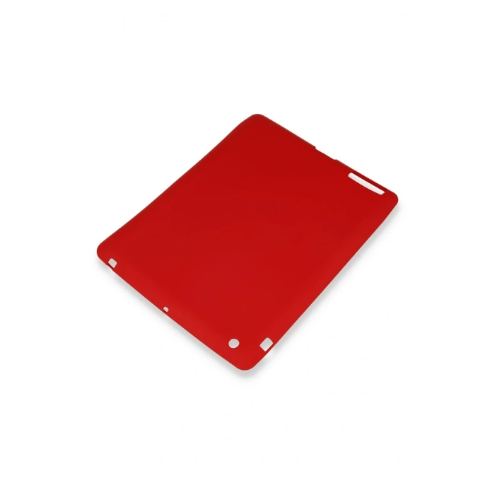 Mey İthalat®   iPad 4 9.7 Kılıf Evo Tablet Silikon - Kırmızı