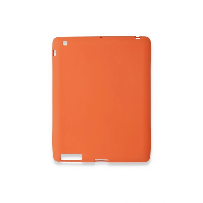 Mey İthalat®   iPad 4 9.7 Kılıf Evo Tablet Silikon - Turuncu