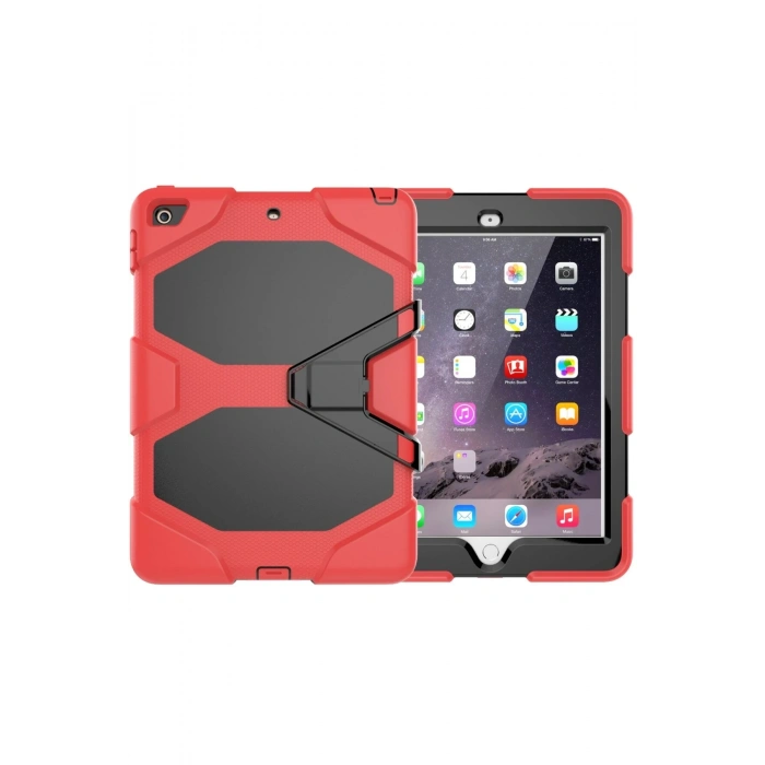 Mey İthalat®   iPad 5 Air 9.7 Kılıf Griffin Tablet Kapak - Kırmızı