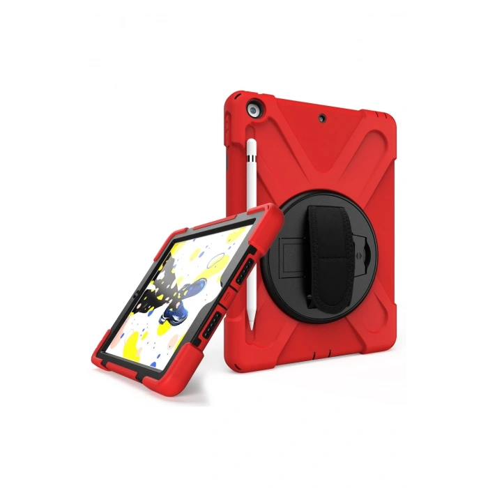Mey İthalat®   iPad Air 3 10.5 Kılıf Amazing Tablet Kapak - Kırmızı