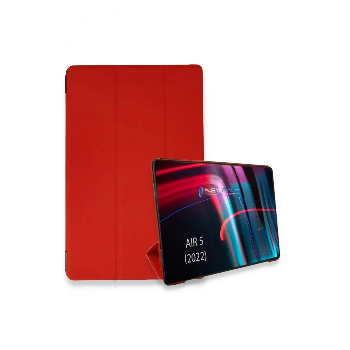 Mey İthalat®   iPad Air 5 (2022) Kılıf Tablet Smart Kılıf - Kırmızı