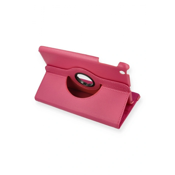 Mey İthalat®   iPad Mini 1 Kılıf 360 Tablet Deri Kılıf - Pembe