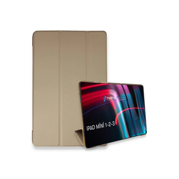 Mey İthalat®   iPad Mini 3 Kılıf Tablet Smart Kılıf - Gold